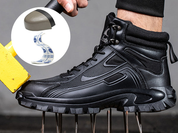 Steel Toe Work Boots for Men Women Lightweight Safety Shoes Construction Working Sneakers Nonslip  Outdoor Ankle Boots