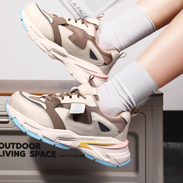 Women's Safety Shoes Steel Toe Work Sneakers Lightweight  Breathable Construction Shoes Non-Slip Industrial Boots