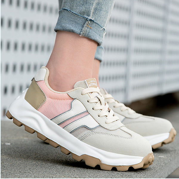 Women’s Steel Toe Safety Shoes Lightweight Work Sneakers Indestructible Anti-Piercing Industrial Boots