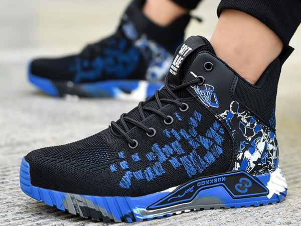 Steel Toe Safety Shoes for Men Women Breathable Work Boots Lightweight Industrial Sneakers Construction Work Shoes