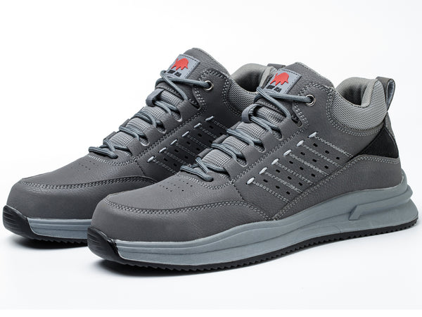 Composite Toe Safety Shoes for Men Women Lightweight Work Sneakers Leather Industrial Boots Construction Work Shoes