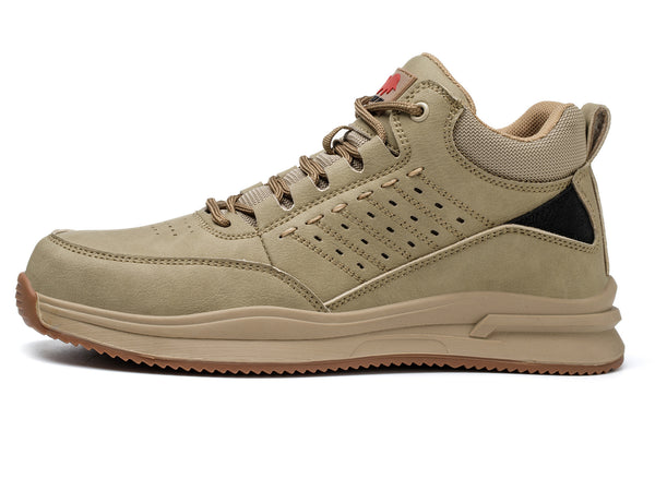 Composite Toe Safety Shoes for Men Women Lightweight Work Sneakers Leather Industrial Boots Construction Work Shoes