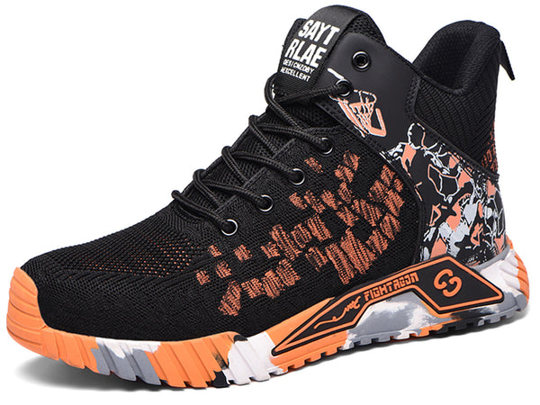 Steel Toe Safety Shoes for Men Women Breathable Work Boots Lightweight Industrial Sneakers Construction Work Shoes