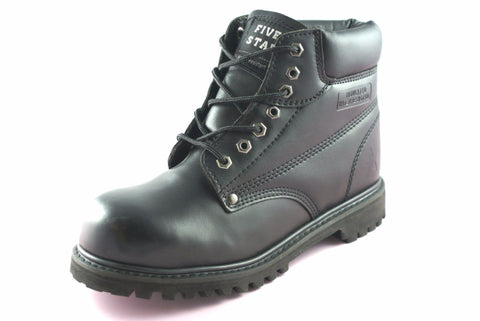 SRS TRW Men's Slip Resistant Work Boot Black